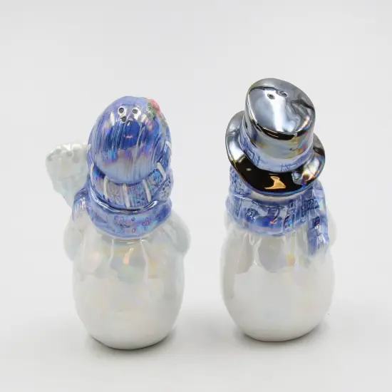 Ceramic Christmas Snowman Salt and Pepper Shakers, Home D&eacute;cor, Gift for Her, Gift for Mom, Kitchen D&eacute;cor, Christmas D&eacute;cor {4}