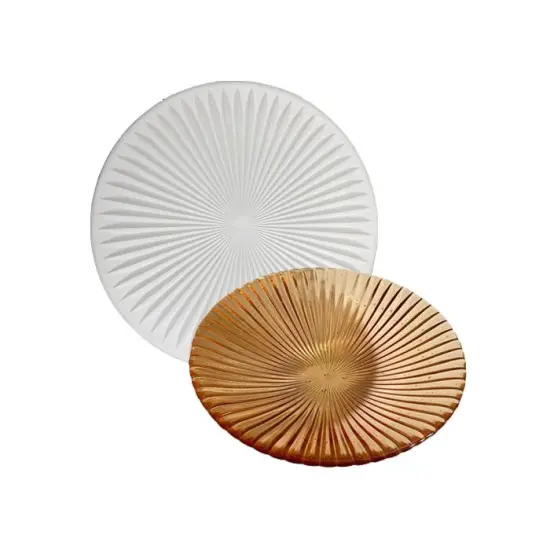 8.5&rdquo; x 8.5" x 0.5" Starburst Texture Glass Fusing Kiln Mold {1}