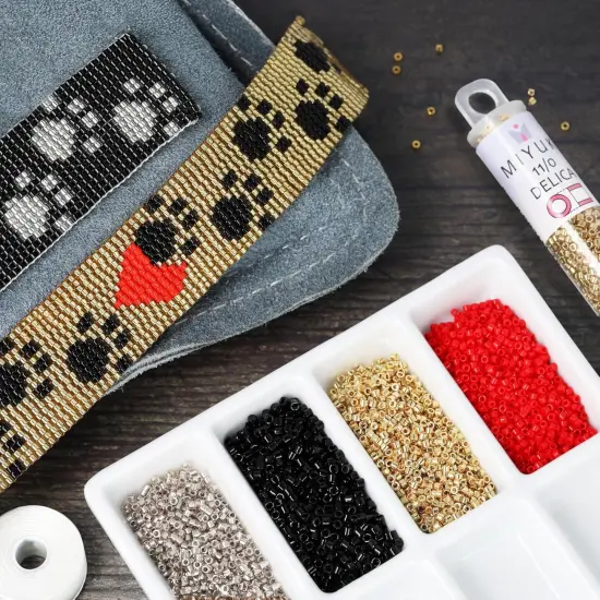 Miyuki Delica Seed Beads &ndash; Size 11/0 (1.6 mm), DB0352, Matte Opaque Glazed Luster Ivory, 7.2 g, Approx. 1440 Beads, Made in Japan {5}