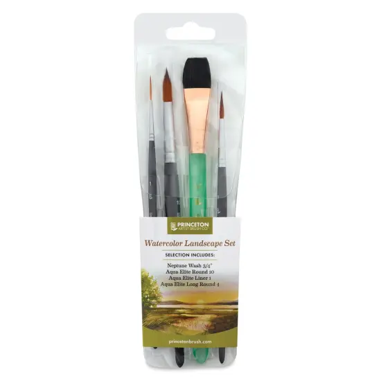 Princeton Watercolor Landscape Brush - Set of 4 {1}