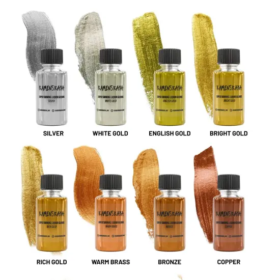 LIQUID GILDING | BRIGHT GOLD | KAMENSKAYA INK {4}