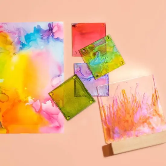 LED Light Frame Alcohol Ink Kit {2}