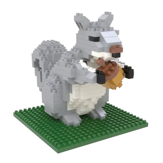 Mini Building Blocks - Gray Squirrel {2}