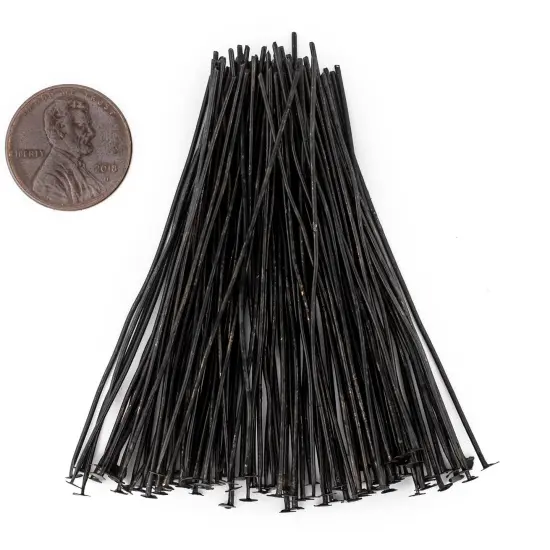 The Bead Chest Midnight Brass 21 Gauge 2.5 Inch Head Pins (Approx 100 pieces) {2}