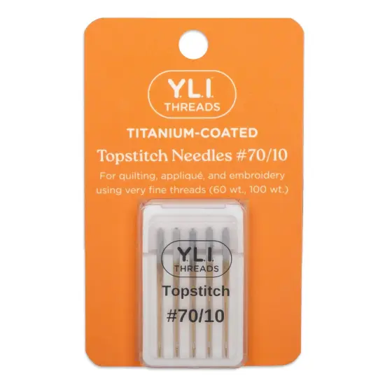 #70/10 Titanium-Coated Topstitch Needles {1}