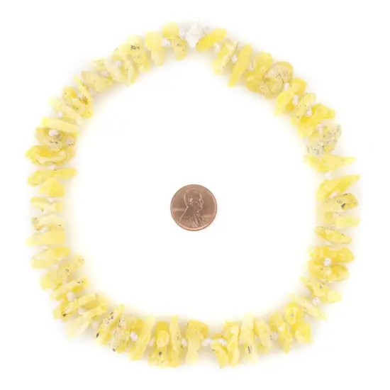The Bead Chest Rough Yellow Afghan Brucite Beads 10-20mm Afghanistan Unusual Gemstone 16 Inch Strand {2}