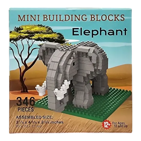 Mini Building Blocks - Elephant {1}