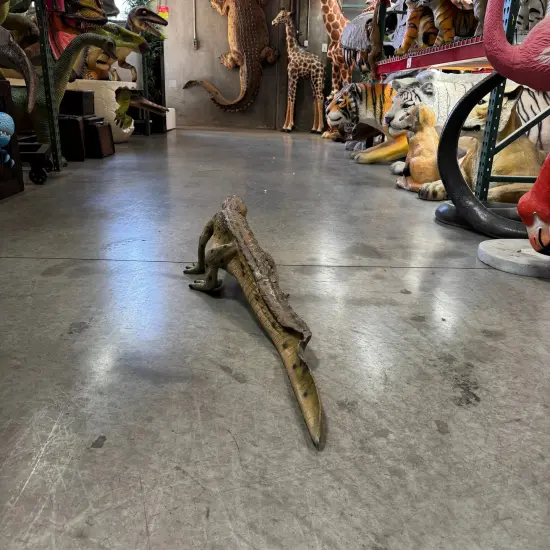 Walking Baby Crocodile Life Size Statue {6}