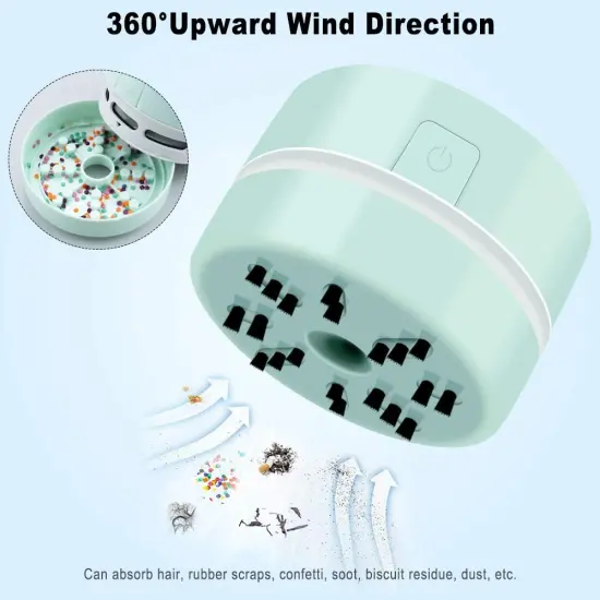 Diamond Accessories Tools, Diamond Tools for Diamonds, Desk Accessories Vacuum Cleaner Mini, Green Hand-Held Vacuum Cleaner {2}