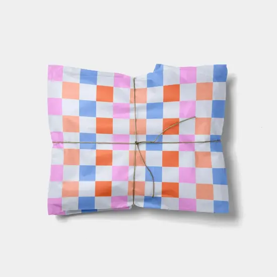 Colorful Checkerboard Gift Wrap {1}