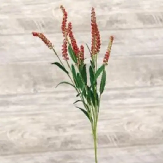 Icker Flower & Leaves Spray Red {2}