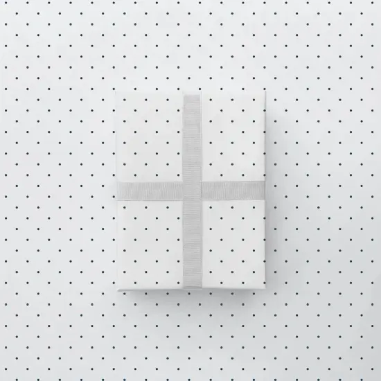 Vintage Blue Dot Gift Wrap {2}