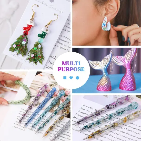 LET'S RESIN UV Resin Soft Type, 100g Elastic&Bendable Crystal Clear Ultraviolet Epoxy Resin, Low Shrinkage UV Resin Kit for Crafts, Jewelry Making, Decoration {5}