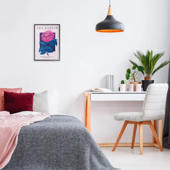 Stupell Industries Peony Gallery Poster Framed Giclee Wall Art Design by Incado {2}