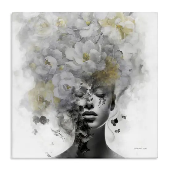 Stupell Industries Hidden Spring Visage Canvas Wall Art Design by Danhui Nai {1}