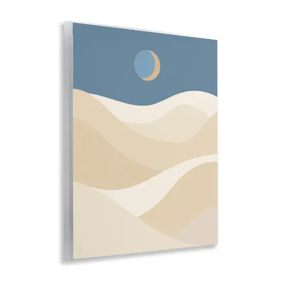 Stupell Industries Crescent Moon over Dunes Wall Plaque Art Design by Daphne Polselli {3}