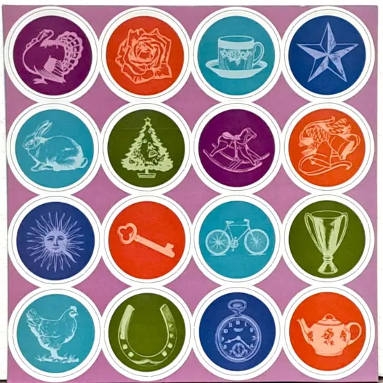 Marianne Richmond Circle Pattern Icons 12x12 Chipboard Embellishments {1}