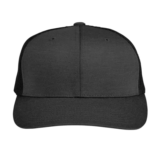 Team 365&reg; Adult Zone Sonic Heather Trucker Cap BLK HTHR/ BLACK {1}