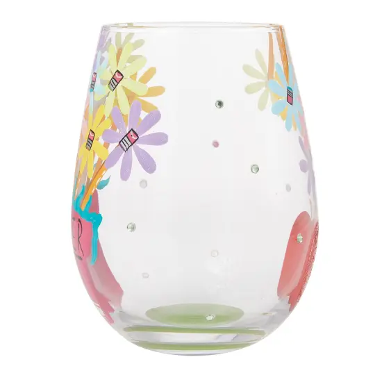 Enesco Lolita Best Teacher Stemless Wine Glass {2}
