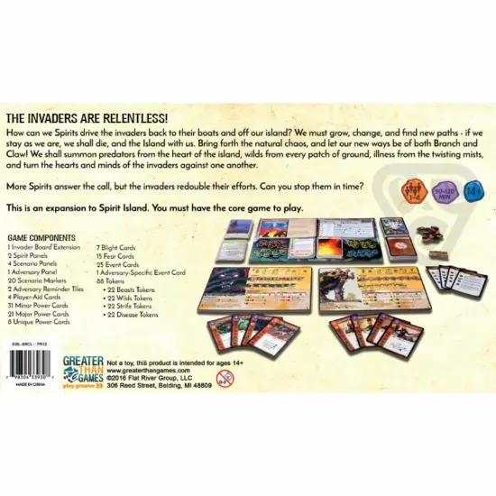 Spirit Island: Branch & Claw Expansion - Cooperative Settler-Destruction Strategy Game - Expansion to Spirit Island {3}
