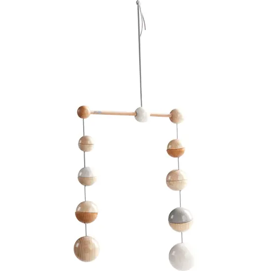 HABA Baby Mobile Dots - Natural Wooden Nursery Ceiling Decoration (Made in Germany) Multicolor {1}