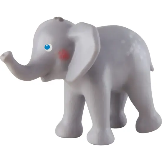 HABA Little Friends Baby Elephant - 3" Chunky Plastic Zoo Animal Toy Figure Multicolor {1}