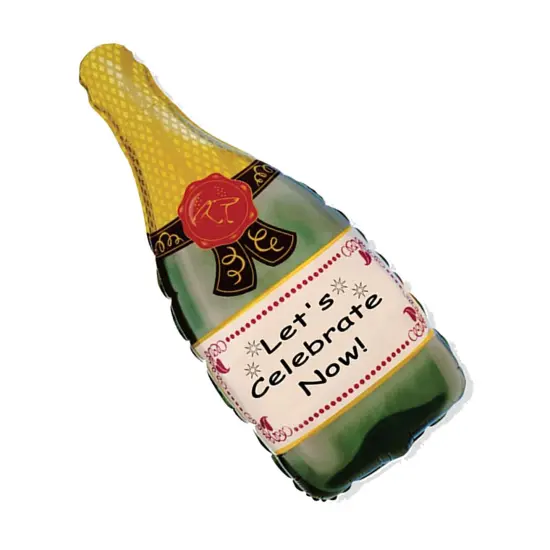 LA Balloons&reg; Champagne Bottle 33 Inch {4}