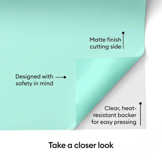 Cricut Value Iron-On Roll- Mint Heat Transfer Vinyl 12 in x 20 ft {6}