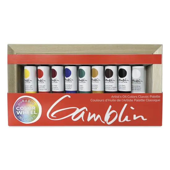 Gamblin Artist's Oil Color - Set of 9, Artist's Colors, 37 ml Tubes {1}