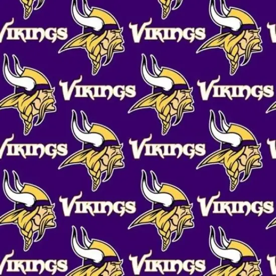 Licensed NFL Minnesota Vikings Cotton 6456-D Fabric by the Yard {1}