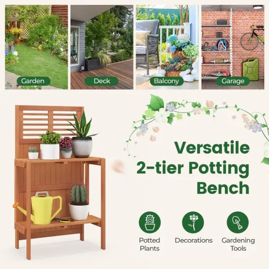 Foldable Outdoor Garden Potted Plant Platform {3}