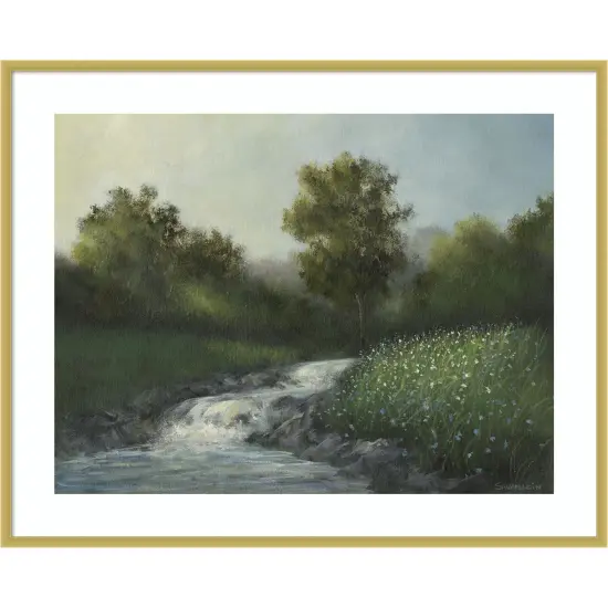 At Peace by David Swanagin Wood Framed Wall Art Print {1}