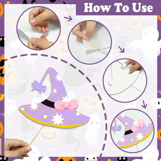 22 Pcs Halloween Bachelorette Party Photo Booth Props Kit-Bride Tribe Party Decorations, She Said Yes Bachelorette Party Photo Booth Props {4}