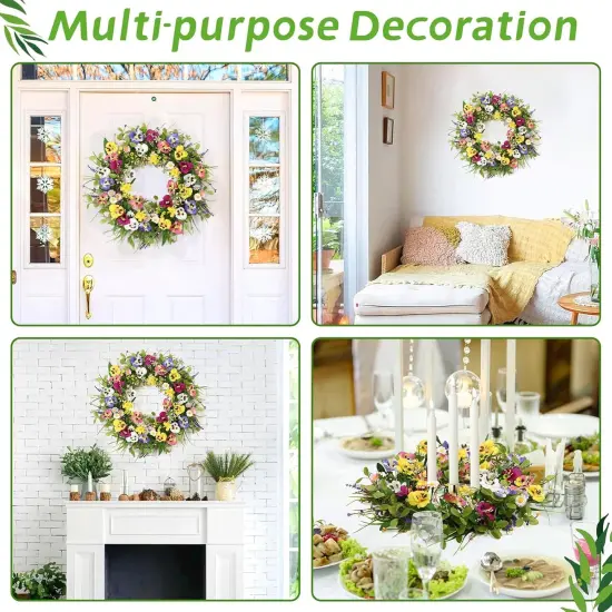 20 Inch Spring Wreaths for Front Door {4}