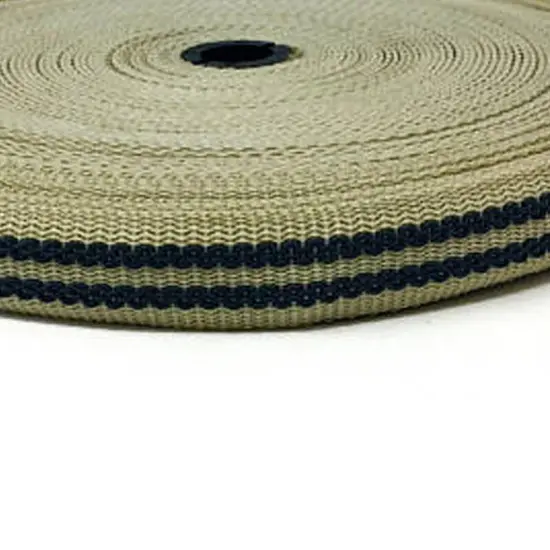 1 Inch Polypropylene Grip Webbing Soft Gold Sold by the Yard {3}
