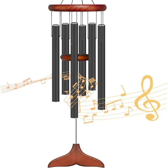 Memorial Wind Chimes, 37'' Sympathy Wind Chimes for Outside, Gifts for Who Loss of Dad Mom Friends, Outdoor Chimes Souvenir Mother, Garden Decor {1}