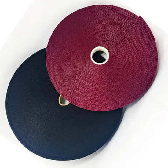 3/4-inch Polypropylene Webbing Wine & Black Sold by the Yard {2}