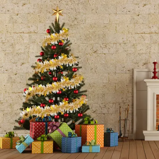 33FT Christmas Tinsel Garland Party Decorations {2}