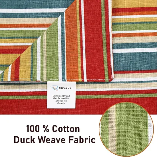 Round Leather Placemats for Round Tables Set of 4, Blue Table Place Mats and Coasters {2}