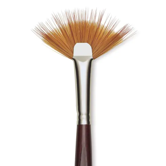 Da Vinci Vario Tip Synthetic Brush - 1381 Fan, Size 5, Short Handle {1}