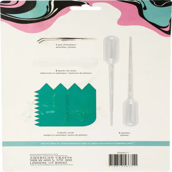 American Crafts Color Pour Resin Tool Kit 9/Pkg {3}