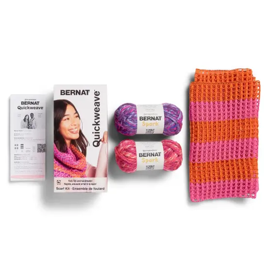 Bernat Scarf Weaving Kit {6}