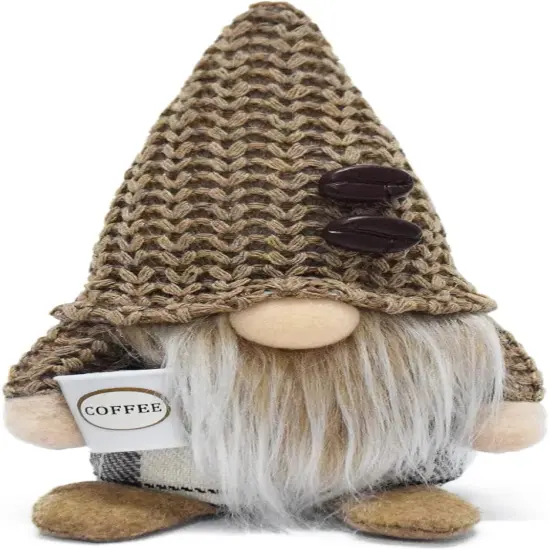 Coffee Gnomes Plush Coffee Table Decor {4}