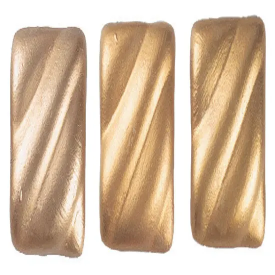 Amaco Rub 'N Buff Wax Metallic Finish, 3 Color Gold Assortment (Gold Leaf, Antique Gold, Grecian Gold) {2}