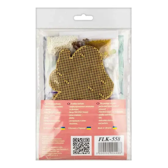 Set for embroidery with beads on wood Mushroom {5}