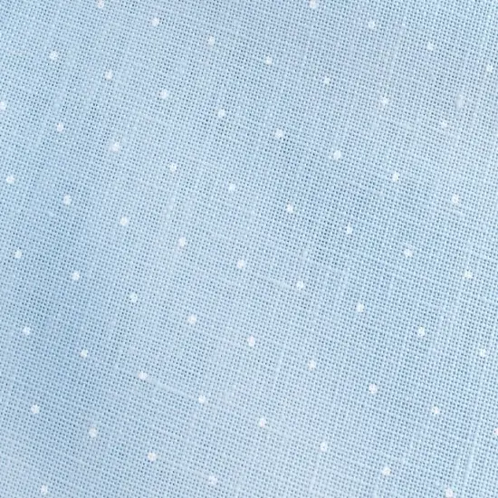 Precut Zweigart Cashel Mini Dots 28 count Blue with White Mini Dots {2}