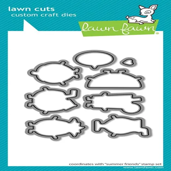 Lawn Cuts Custom Craft Die-Summer Friends {1}