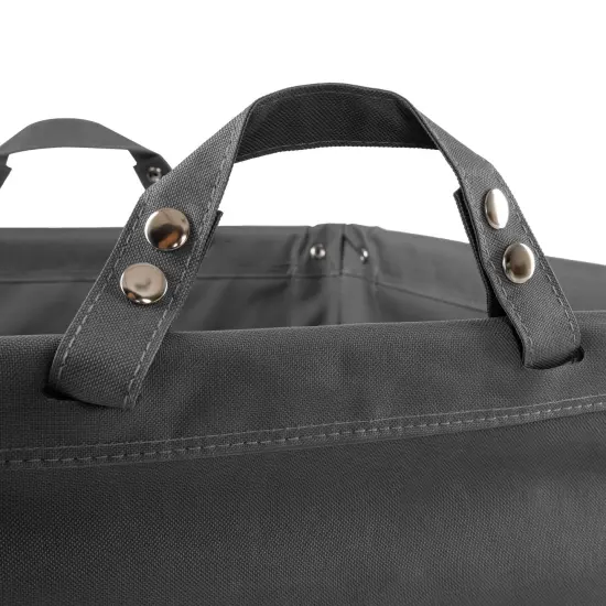 Seville Classics Heavy-Duty Rolling Laundry Hamper, 18.25" W x 18.25" D x 27.5" H Grey {6}