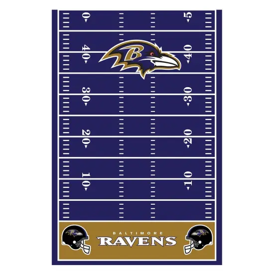 Baltimore Ravens Plastic Table Cover - 54" x 96" {1}