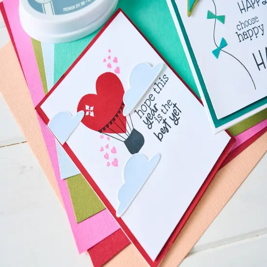 Sizzix A5 Clear Stamps Set 28/Pkg by Catherine Pooler-Up and Away {6}